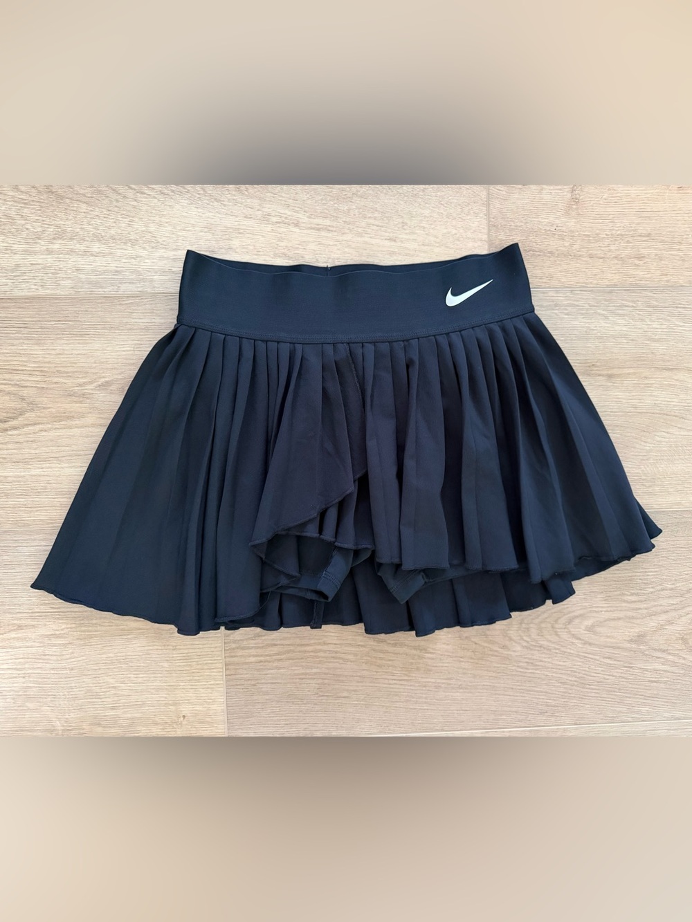 Nike NikeCourt Dri-FIT Advantage Pleated Tennis Skort Small Black